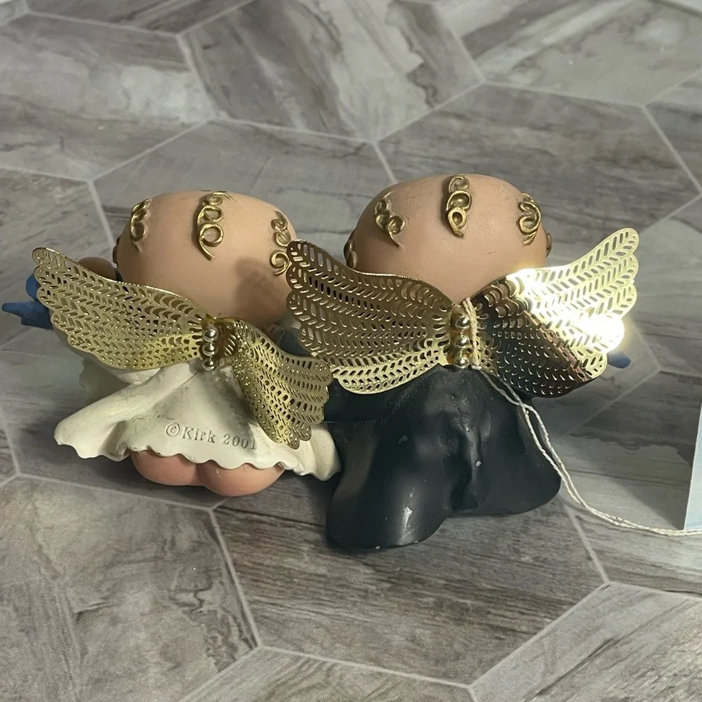 Russ Berrie Angel Cheeks Anniversary Figurine with Tag – 2001 Kirk’s Kritters